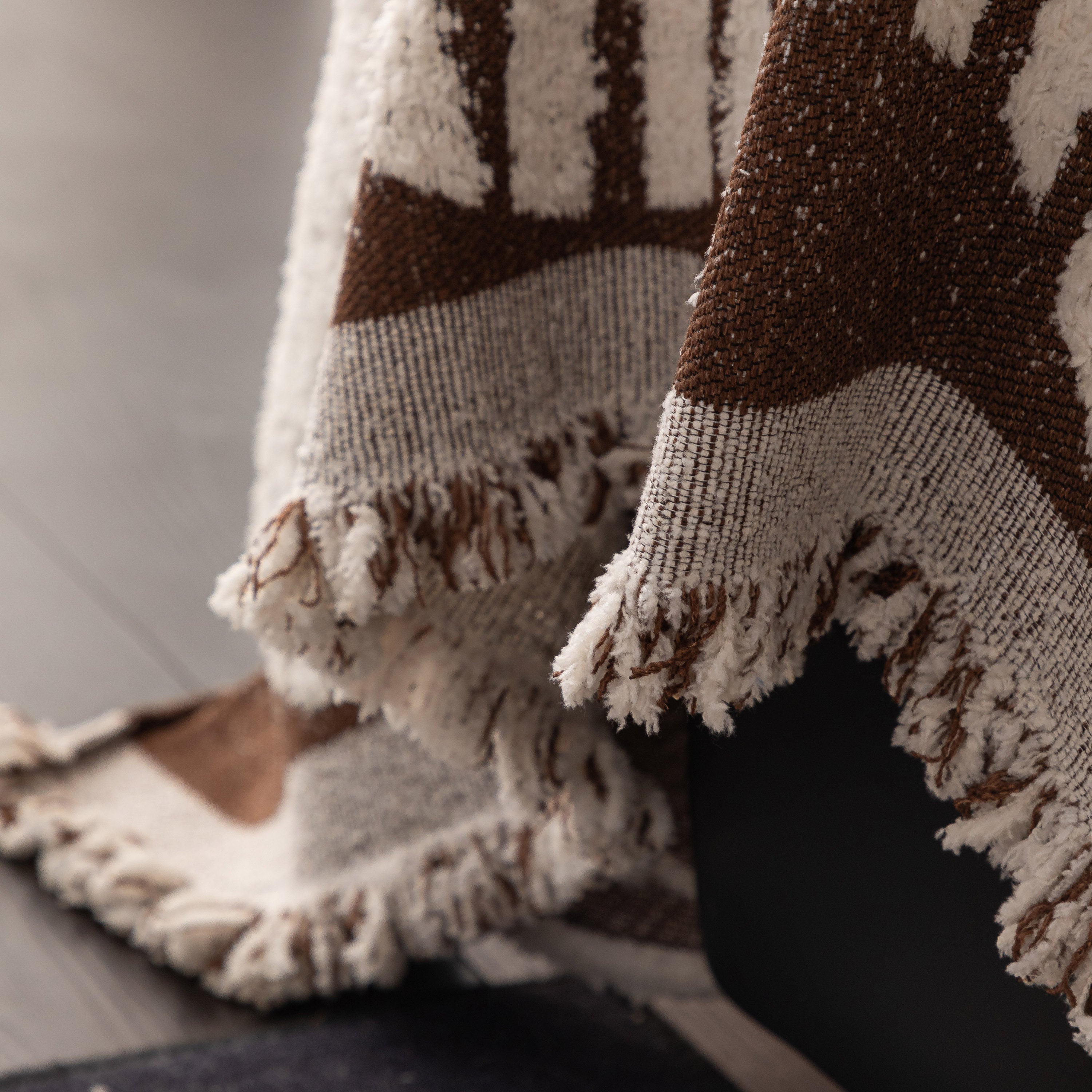 Chenille Sofa Cover Throw Blanket Woven Textured Decorative Furniture Slipcover