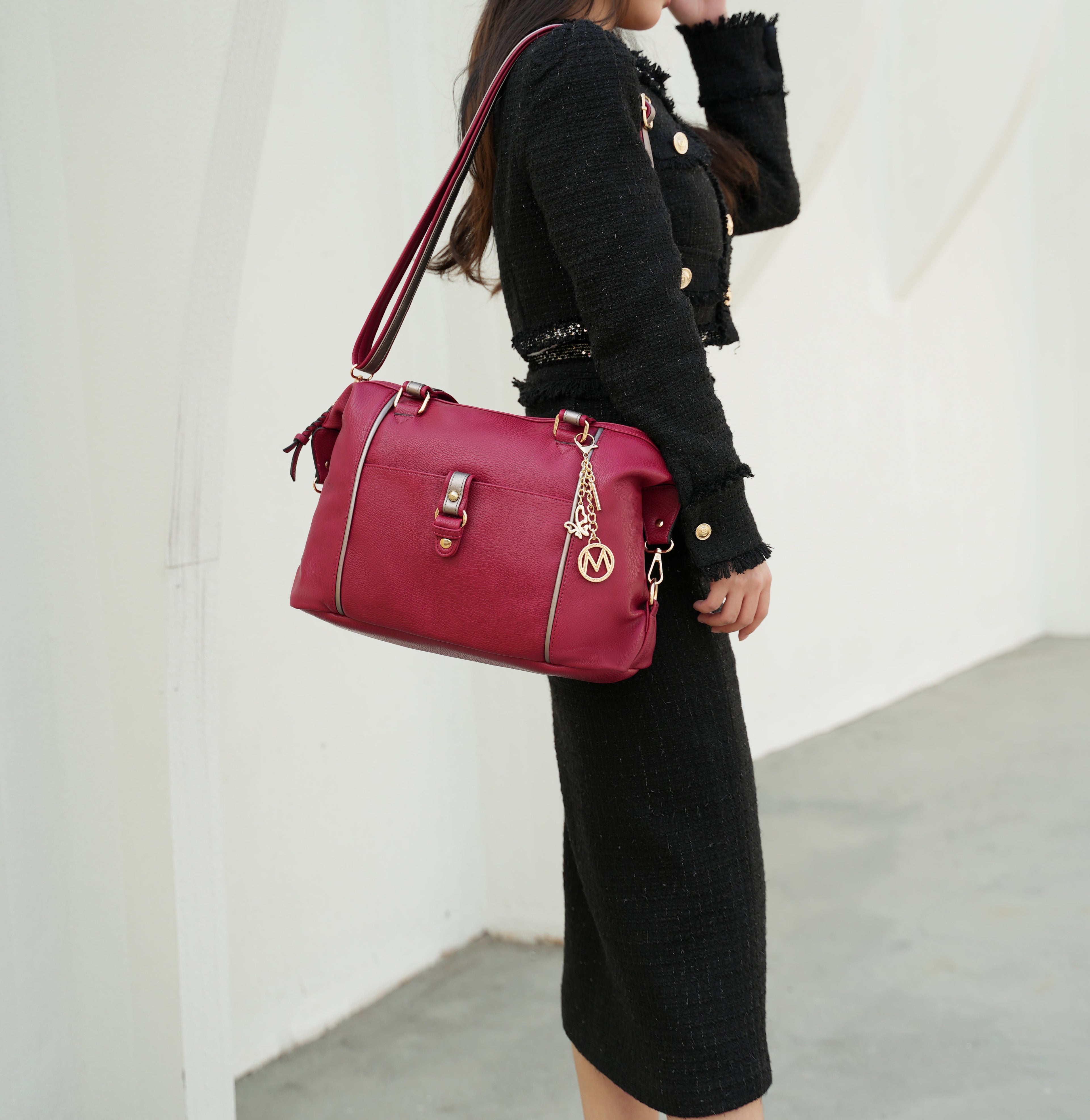 Opal Lightweight Satchel Handbag