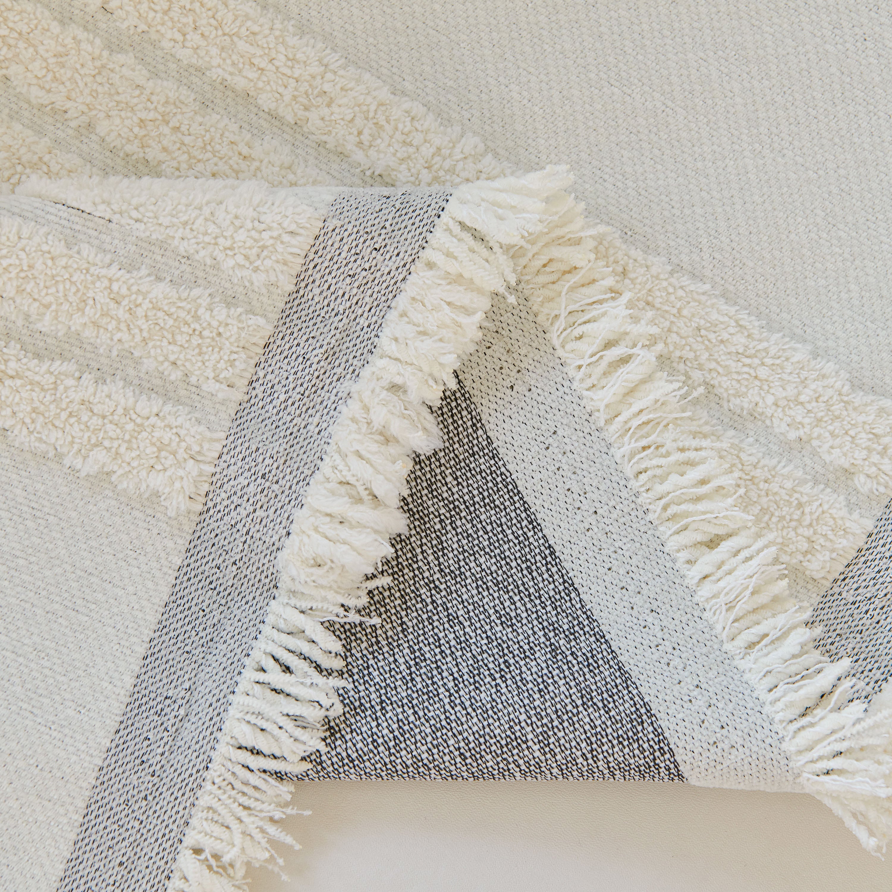 Textural Striped Chenille Sofa Covers, Boho Washable Decor Sofa Blankets Covers