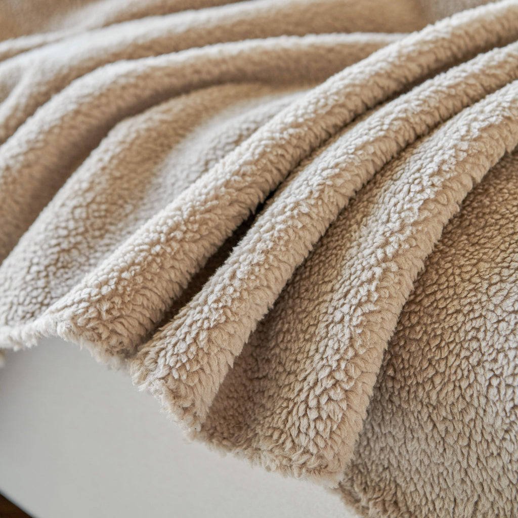 Thick Sherpa Fleece Sofa Protector Cover Stylish Durable Slipcovers for Couches and Chairs