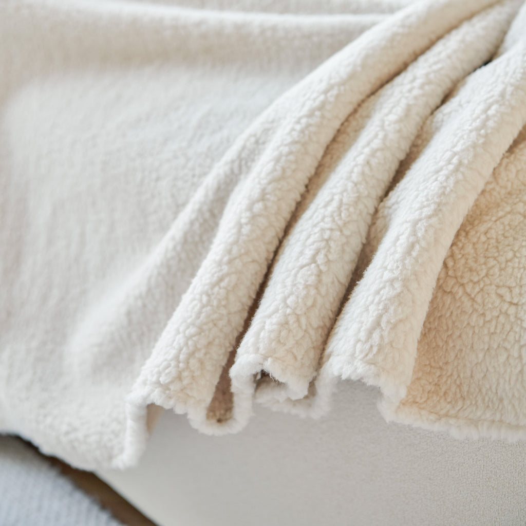 Thick Sherpa Fleece Sofa Protector Cover Stylish Durable Slipcovers for Couches and Chairs