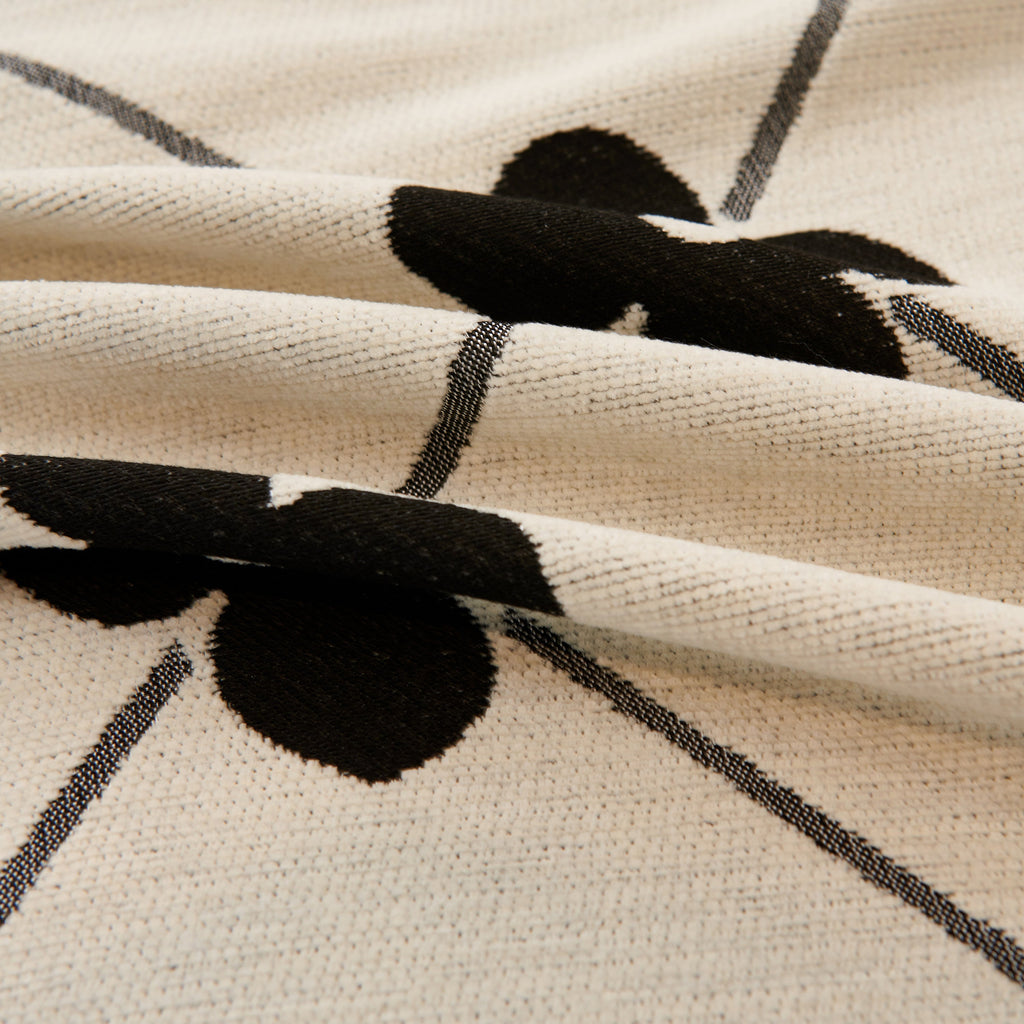 Comfy Four-Leaf Clover Hope Faith Love Luck Blanket for Couch, Chenille Scratch Proof Sofa Blanket Covers