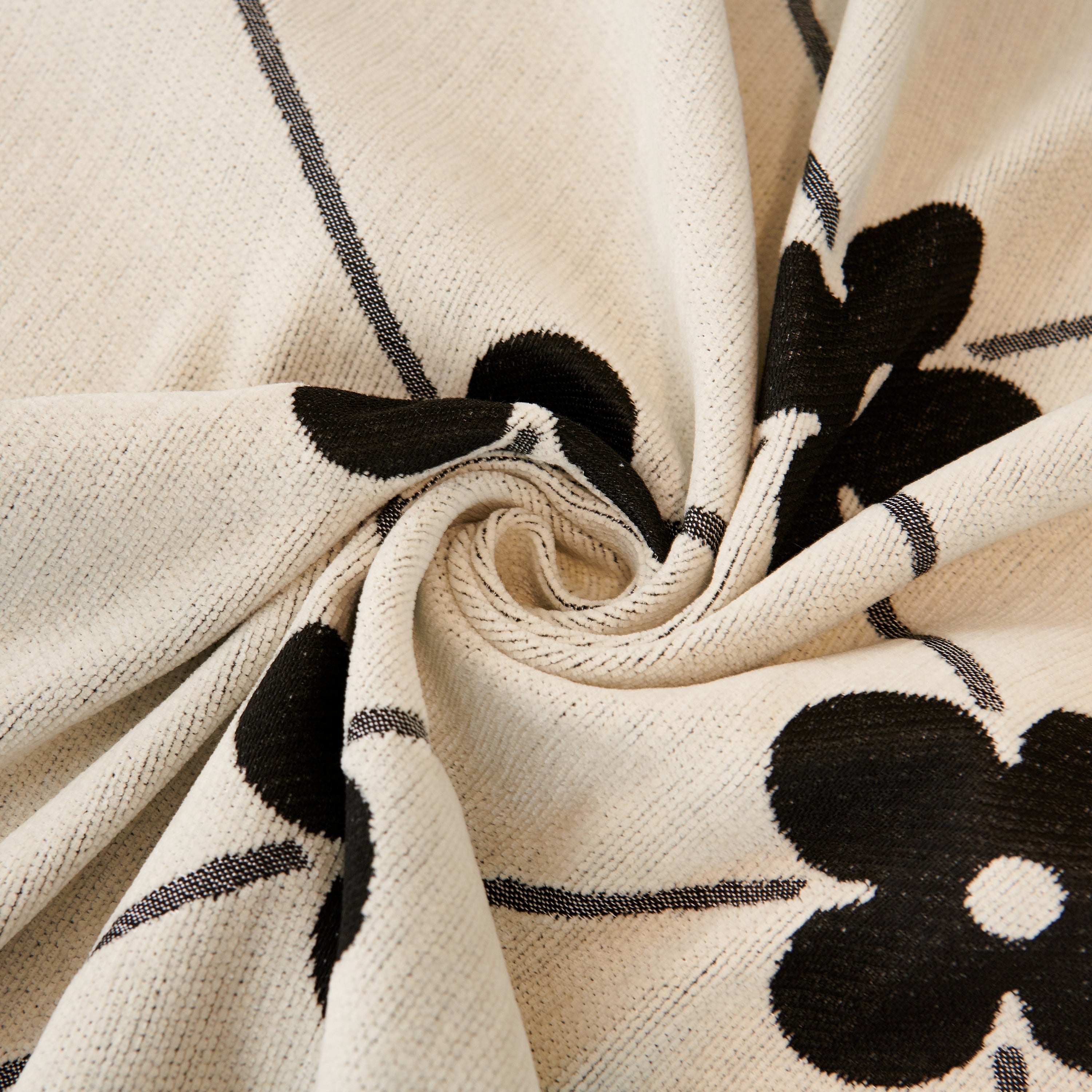 Comfy Four-Leaf Clover Hope Faith Love Luck Blanket for Couch, Chenille Scratch Proof Sofa Blanket Covers