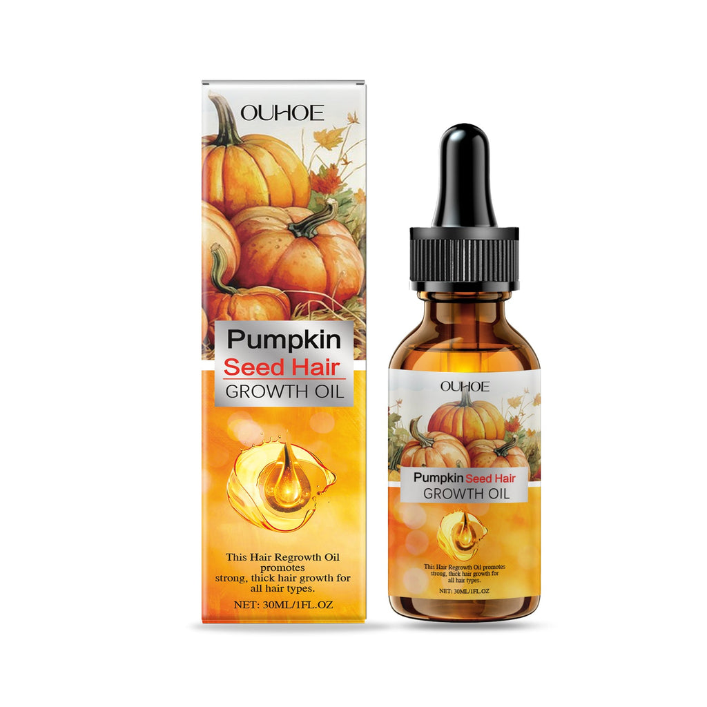 Pumpkin Seed Hair Care Essential Oil Is Bright And Supple, Improves Hair, Nourishes Hair Follicles, Protects And Strengthens Hair