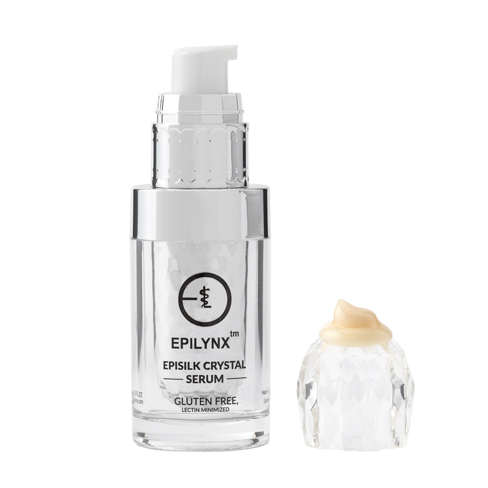 Vegan EpiSilk, Crystal Wrinkle Smoothing Face Serum - Intense Brightening and Firming Wrinkle Fix for Sensitive Skin