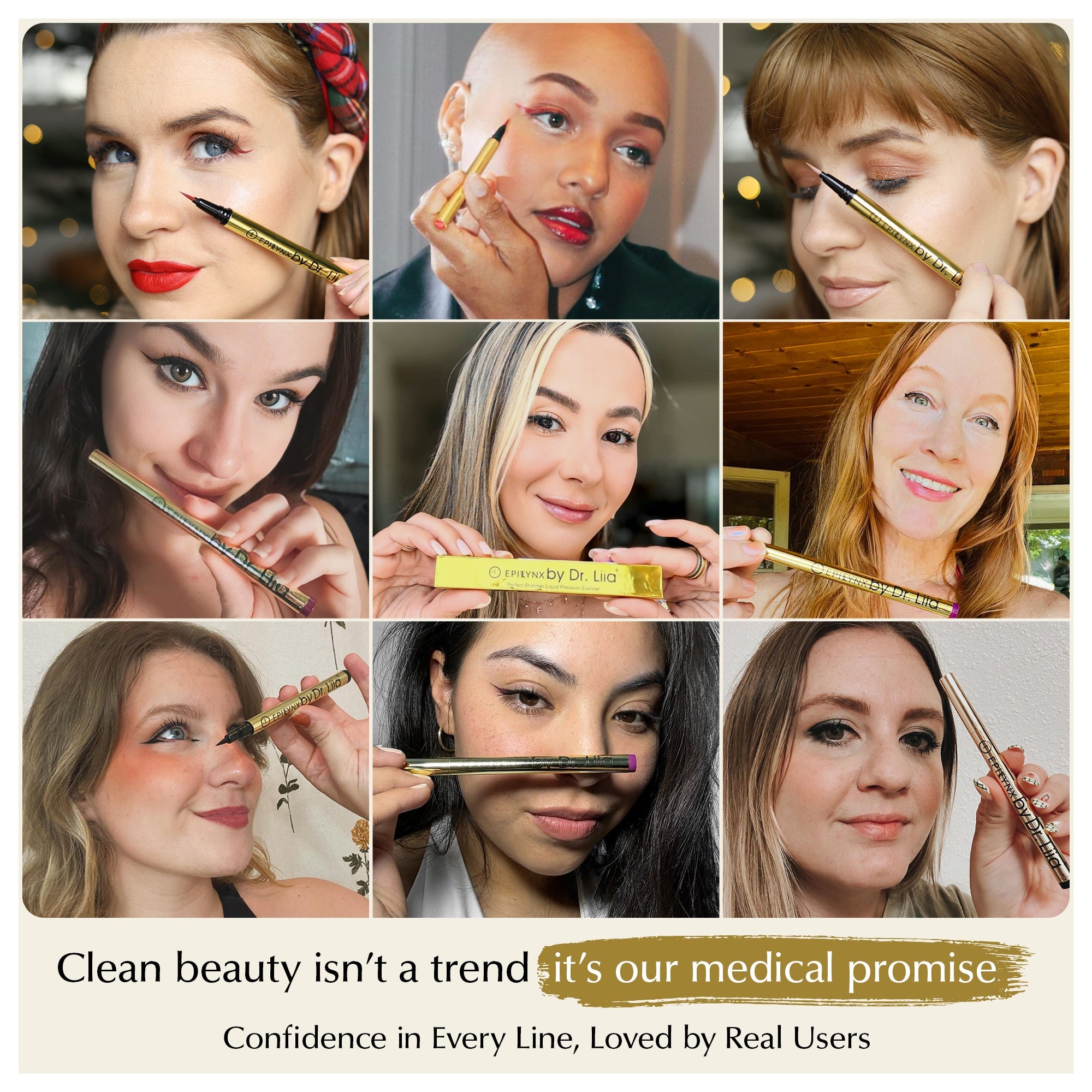 Liquid Eyeliner Pens - Non-Smudge, Waterproof