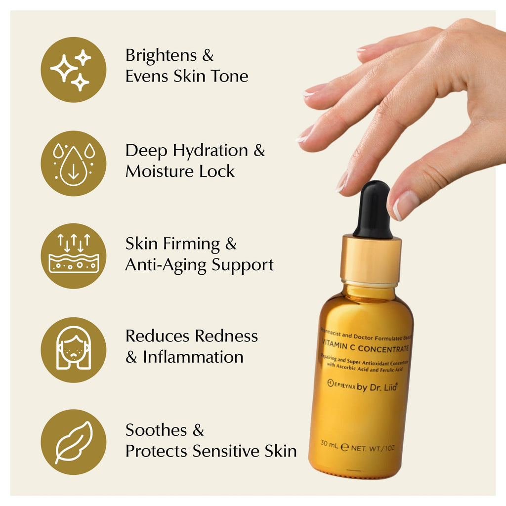 Brightening Vitamin C Serum for Sensitive Skin — Fragrance-Free, Gluten-Free