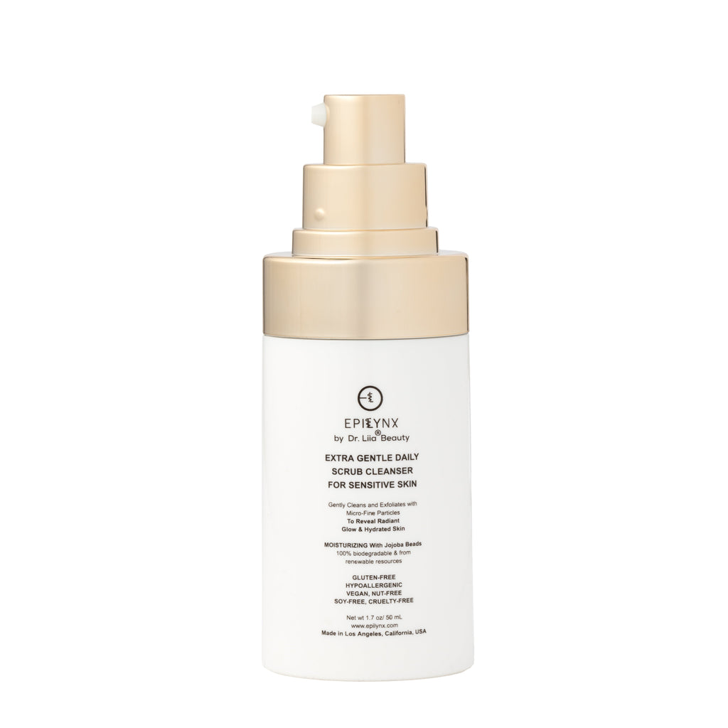 Gentle Daily Face Scrub Cleanser – Exfoliating, Hydrating & Allergen-Free Wash for Sensitive Skin