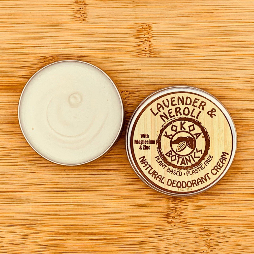 Lavender & Neroli - Natural Deodorant Cream - Aluminum-Free - 2 oz