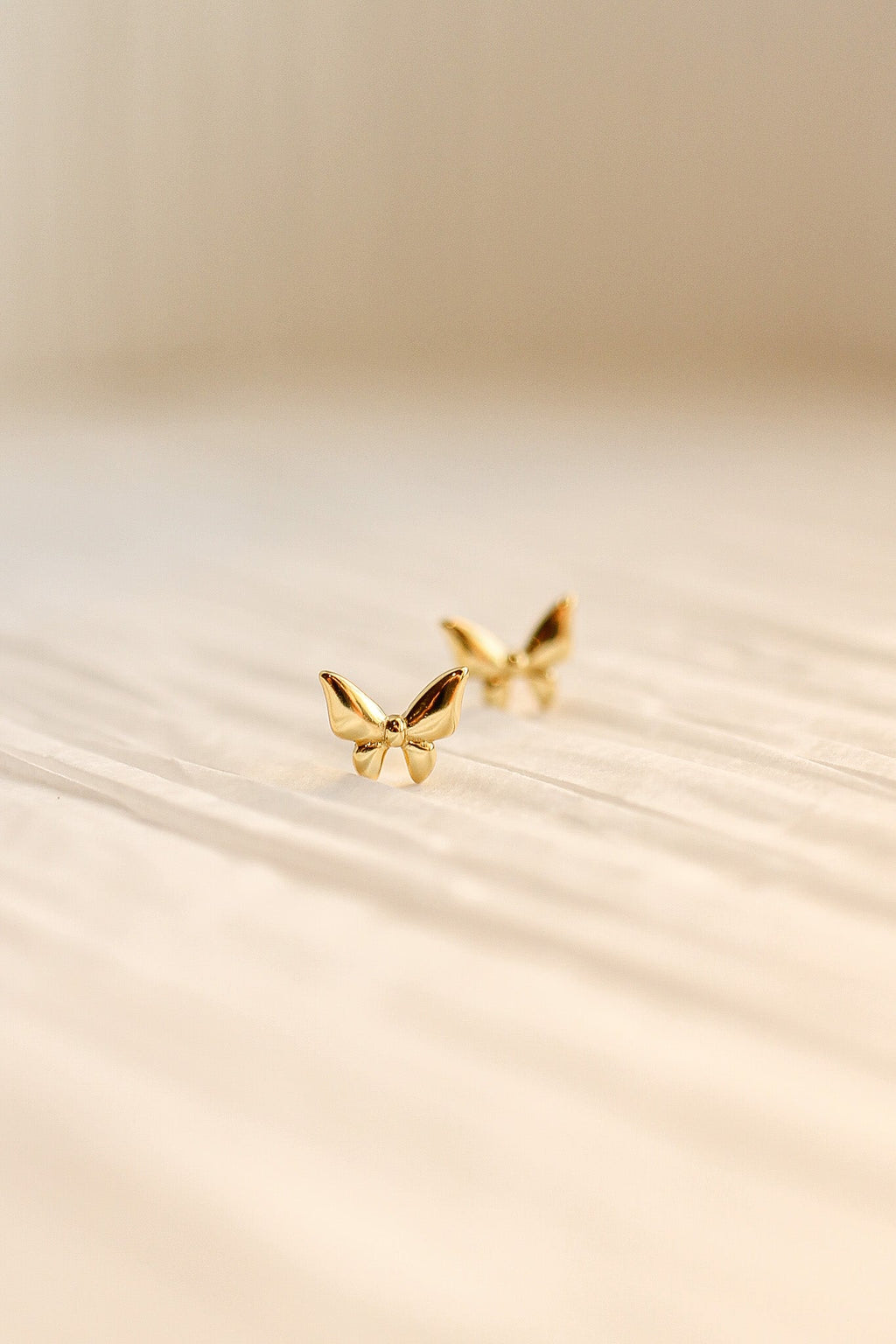 Tiny Butterfly Stud