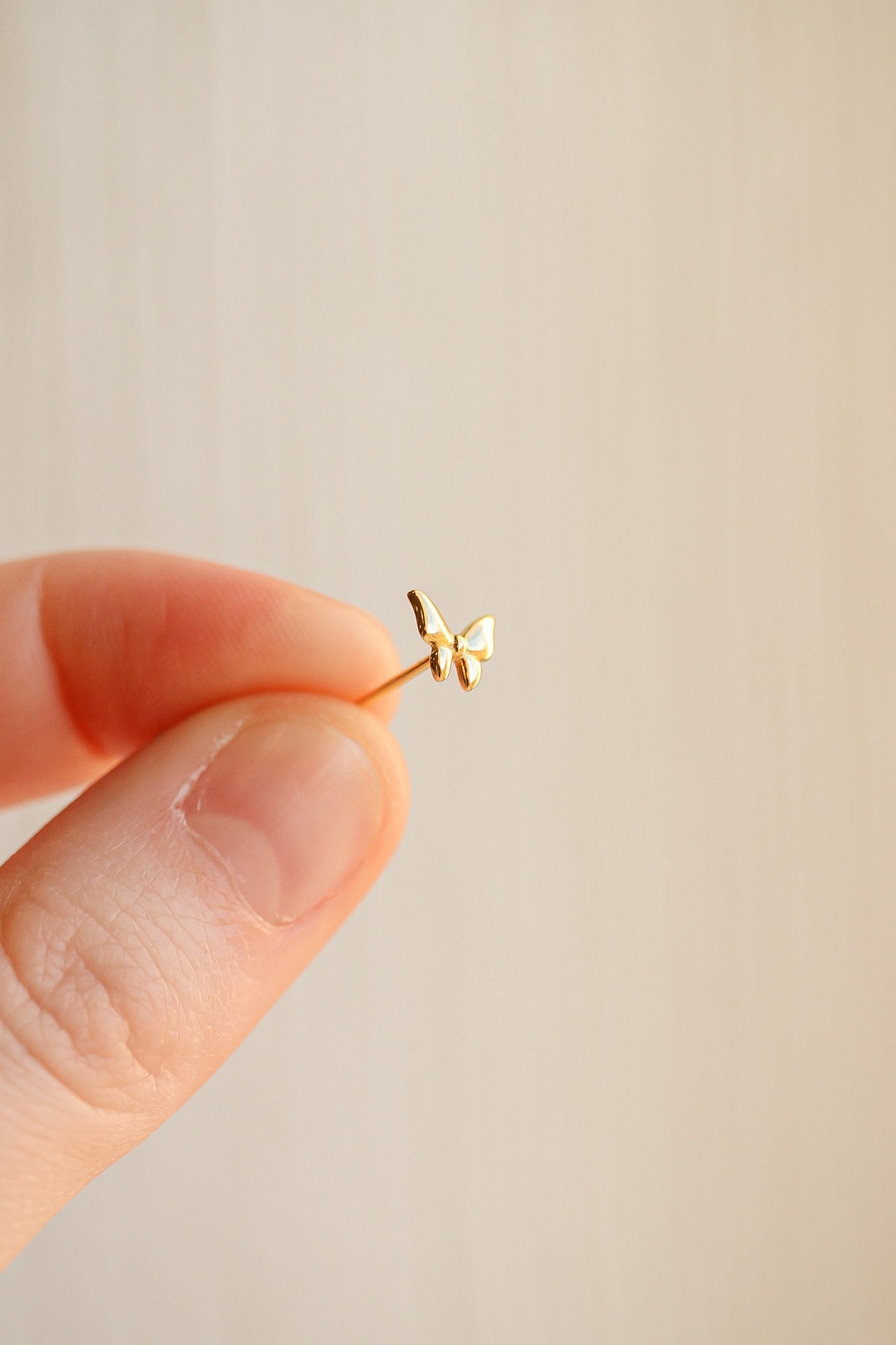 Tiny Butterfly Stud