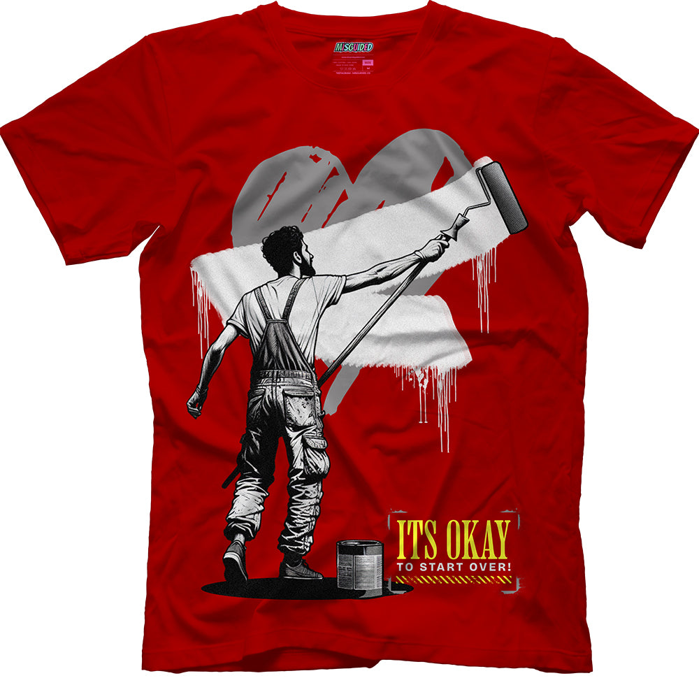 It's Okay To Start Over (Air Jordan 14 Ferrari) T-Shirt