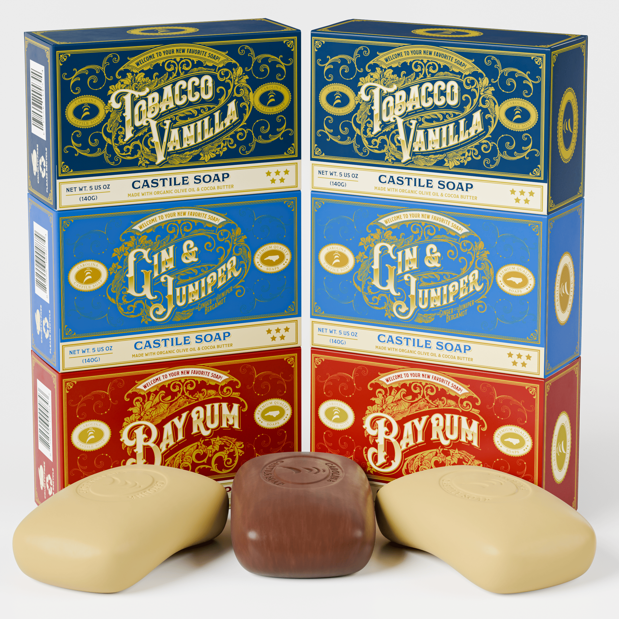 Castile Bar Soap - Variety Pack