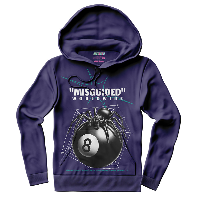 Misguided Spider (Air Jordan 5 Grape) Hoodie