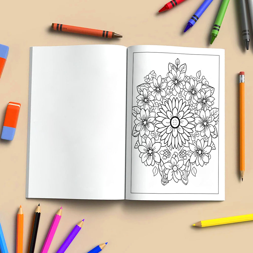 Mandala of Spring Nature Coloring Pages – 48 Pages – Botanical Mandalas, Fresh Spring Designs – For Adults