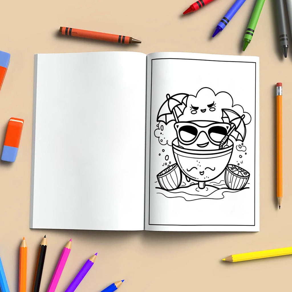 Aloha Adventures Coloring Pages – 48 Fun Island Designs for Kids