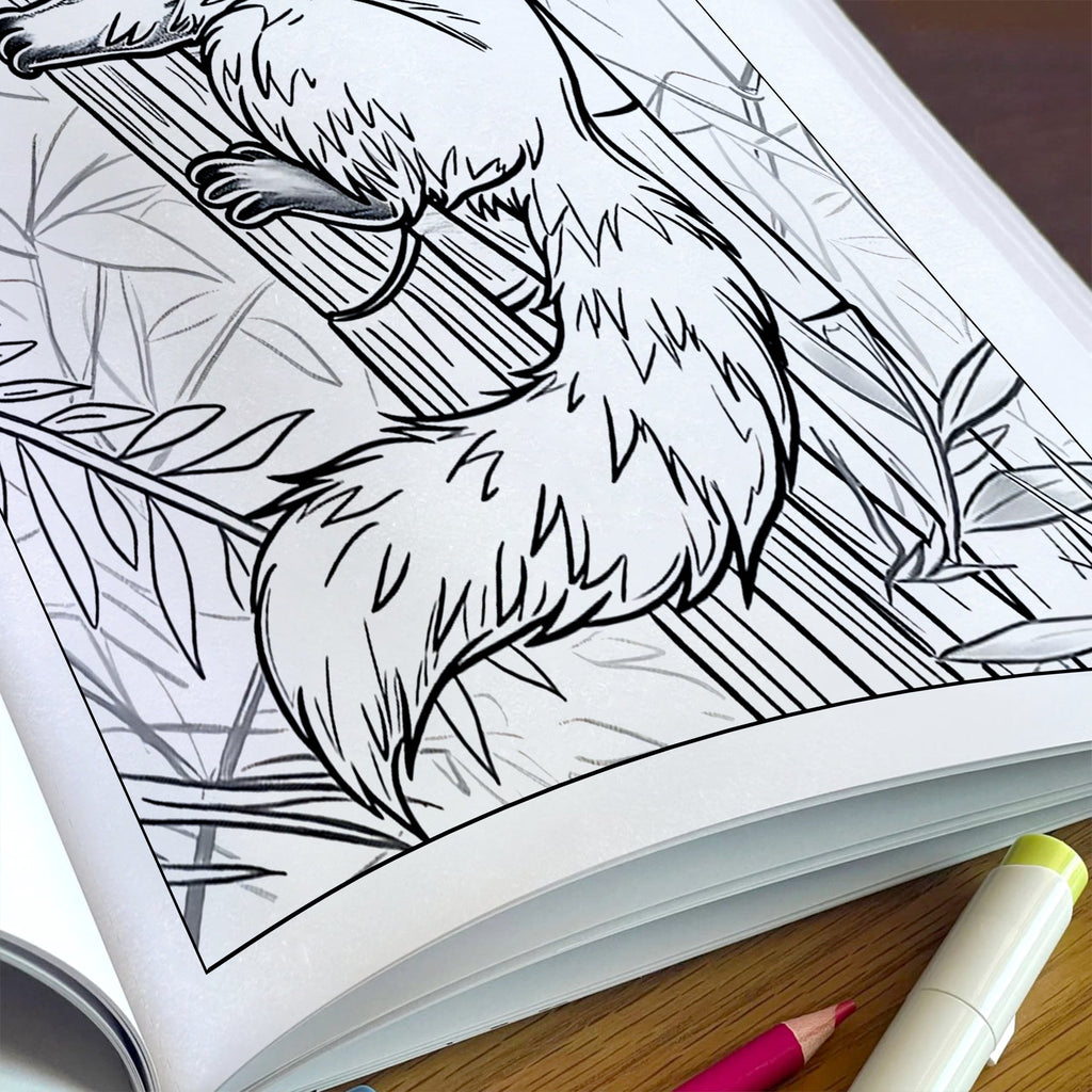 Wild Wonders Animal Coloring Pages – 48 Pages – Safari Wildlife, Farm Animals, Cute Creatures – For Kids