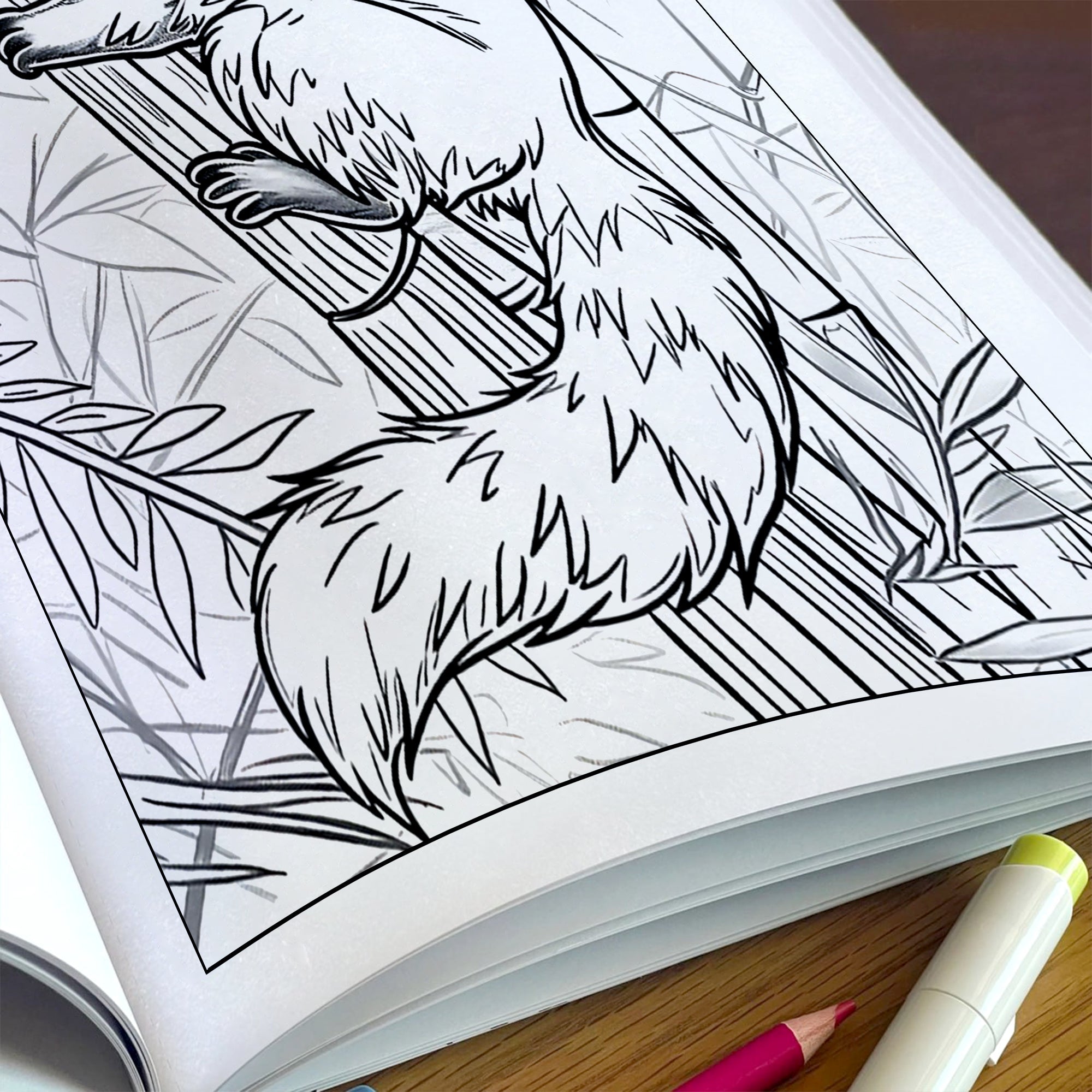 Wild Wonders Animal Coloring Pages – 48 Pages – Safari Wildlife, Farm Animals, Cute Creatures – For Kids