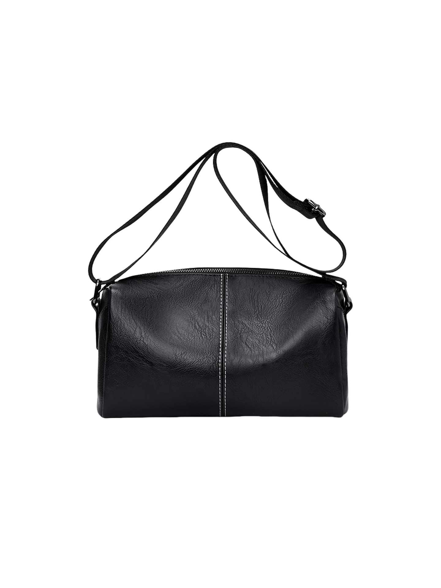 Japan Men's Portable Travel Commuter Small Shoulder Bag | New Niche Style Messenger Bag (PU Leather Crossbody Satchel)