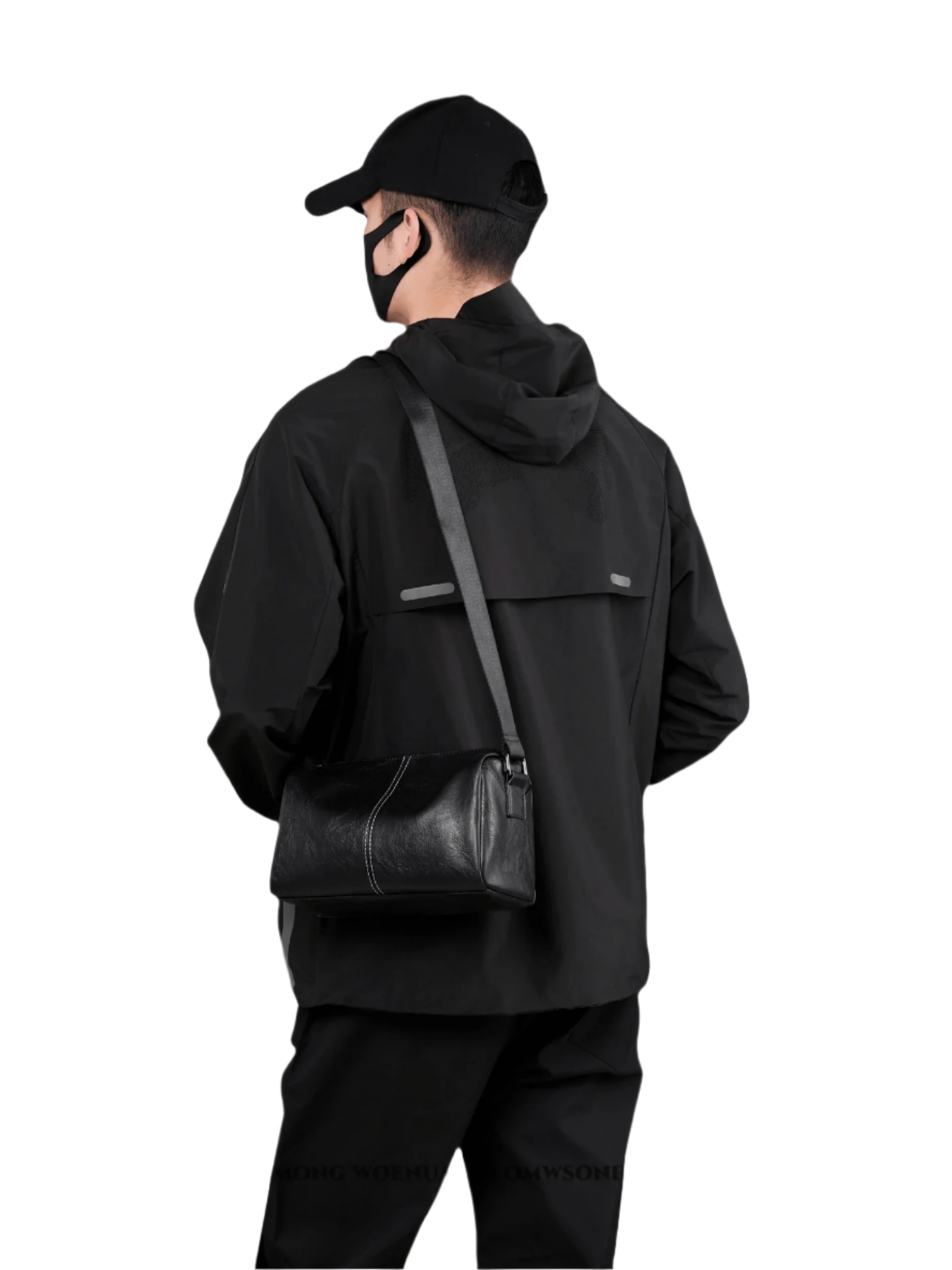 Japan Men's Portable Travel Commuter Small Shoulder Bag | New Niche Style Messenger Bag (PU Leather Crossbody Satchel)