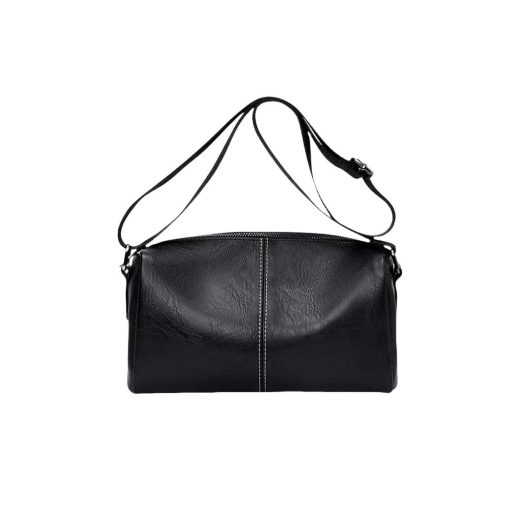 Japan Men's Portable Travel Commuter Small Shoulder Bag | New Niche Style Messenger Bag (PU Leather Crossbody Satchel)