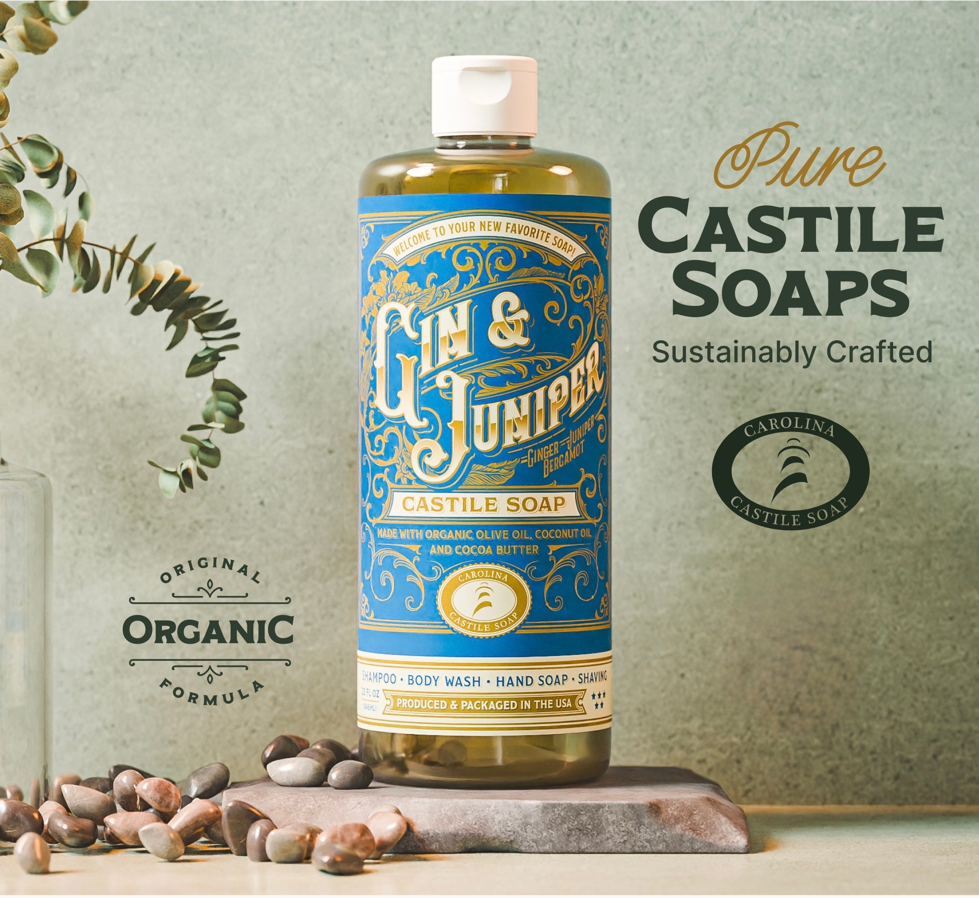 Gin & Juniper Castile Soap
