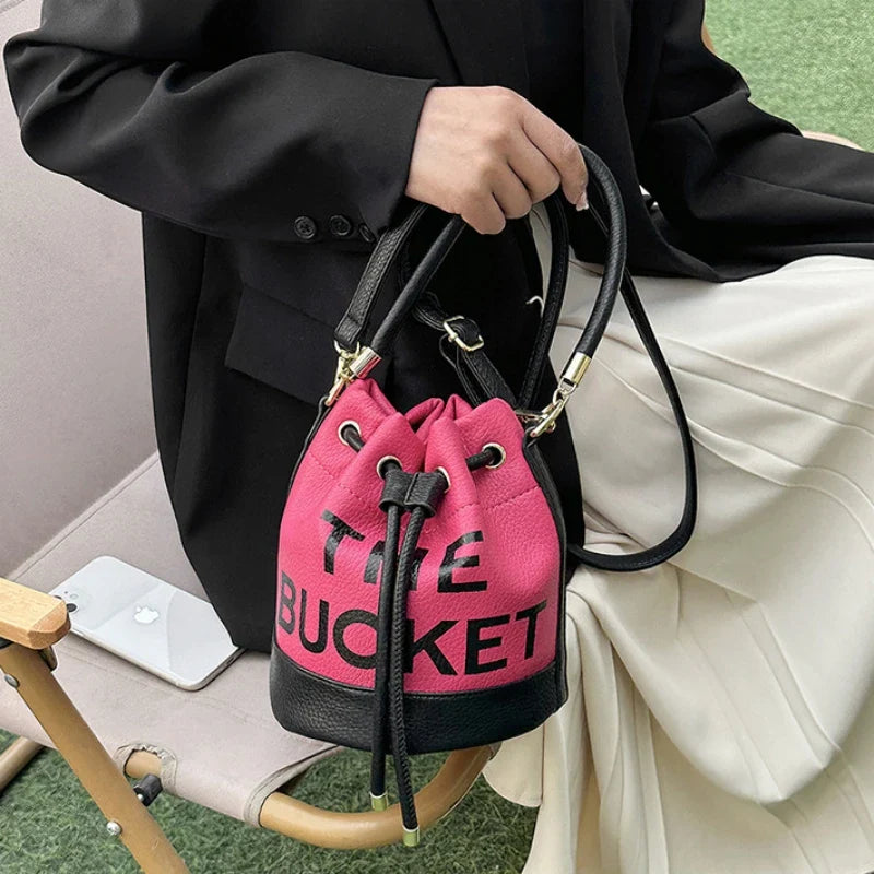 New Fashion Women's Bucket Bag Trend | Brand Casual Versatile Shoulder Bag & High-end Classic Crossbody Bag (Designer Luxury Handbag)