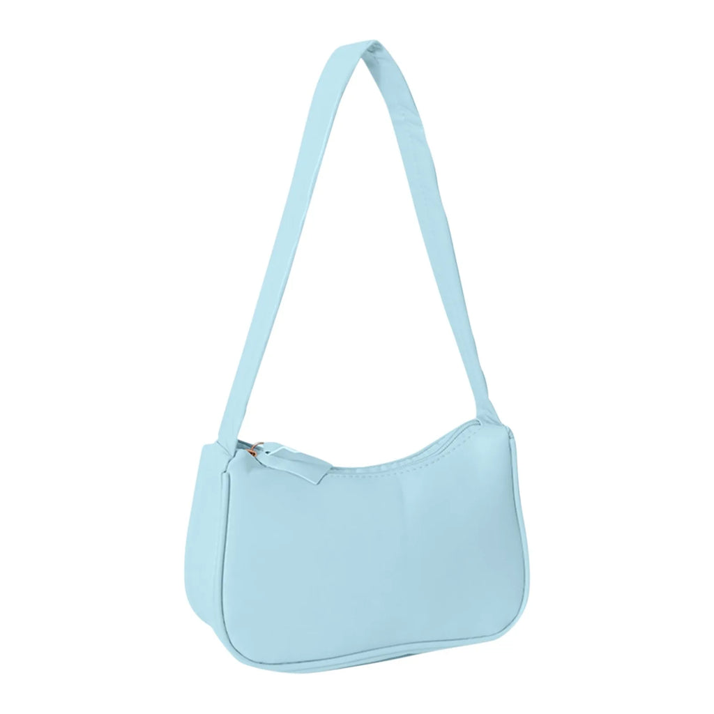 Retro Women's Solid Color Zipper Phone Bag | Hand Bag, Shoulder Bag & Armpit Bag (Mochilas Para Mujer, Mochila Y2k)