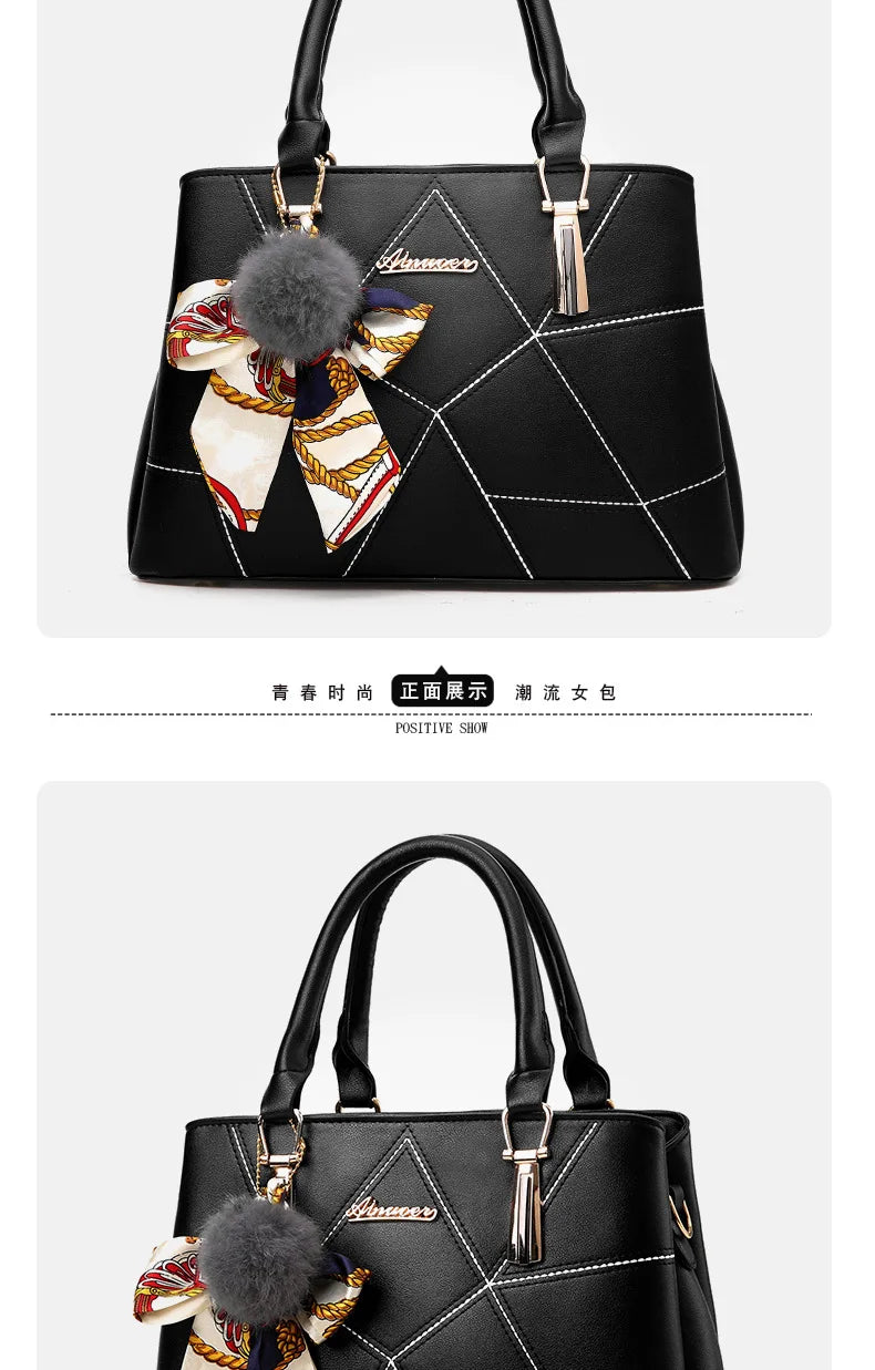 Quality Leather Women's Handbags | Trend Women's Designer Shoulder Crossbody Bag & Beach Tote Bag (Luxury Messenger Bags)