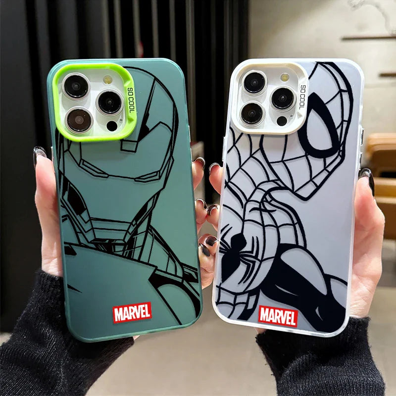 Spider-Man Iron Man Phone Case For iPhone