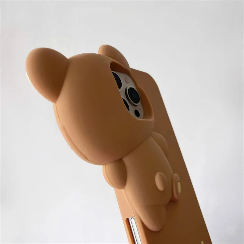 Kawaii Probe Rilakkuma Bear Phone Case
