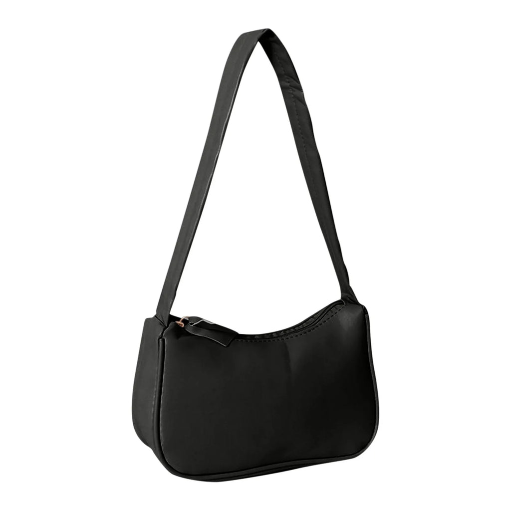 Retro Women's Solid Color Zipper Phone Bag | Hand Bag, Shoulder Bag & Armpit Bag (Mochilas Para Mujer, Mochila Y2k)