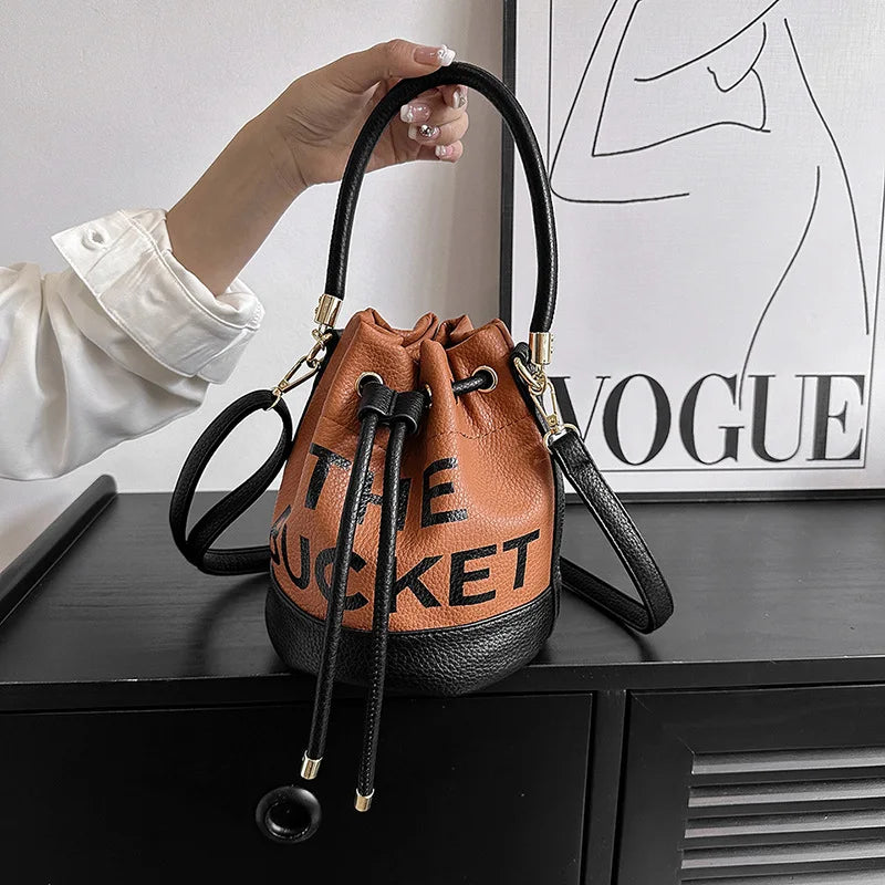 New Fashion Women's Bucket Bag Trend | Brand Casual Versatile Shoulder Bag & High-end Classic Crossbody Bag (Designer Luxury Handbag)