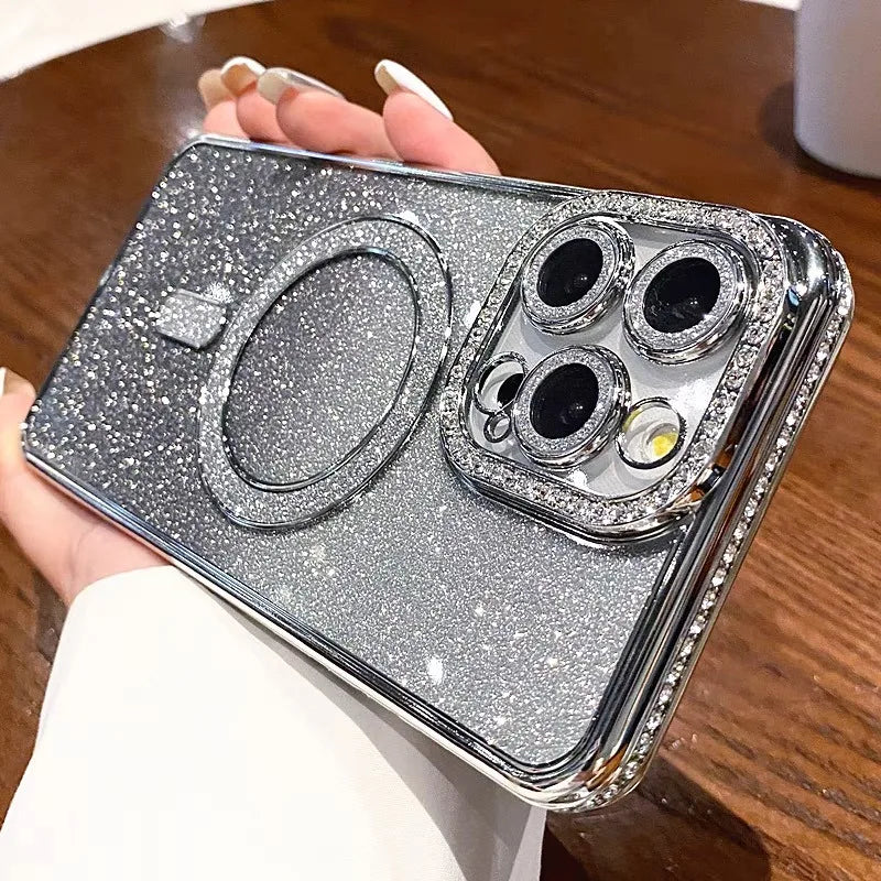 Luxury Gradient Diamond Magsafe Case For iPhone