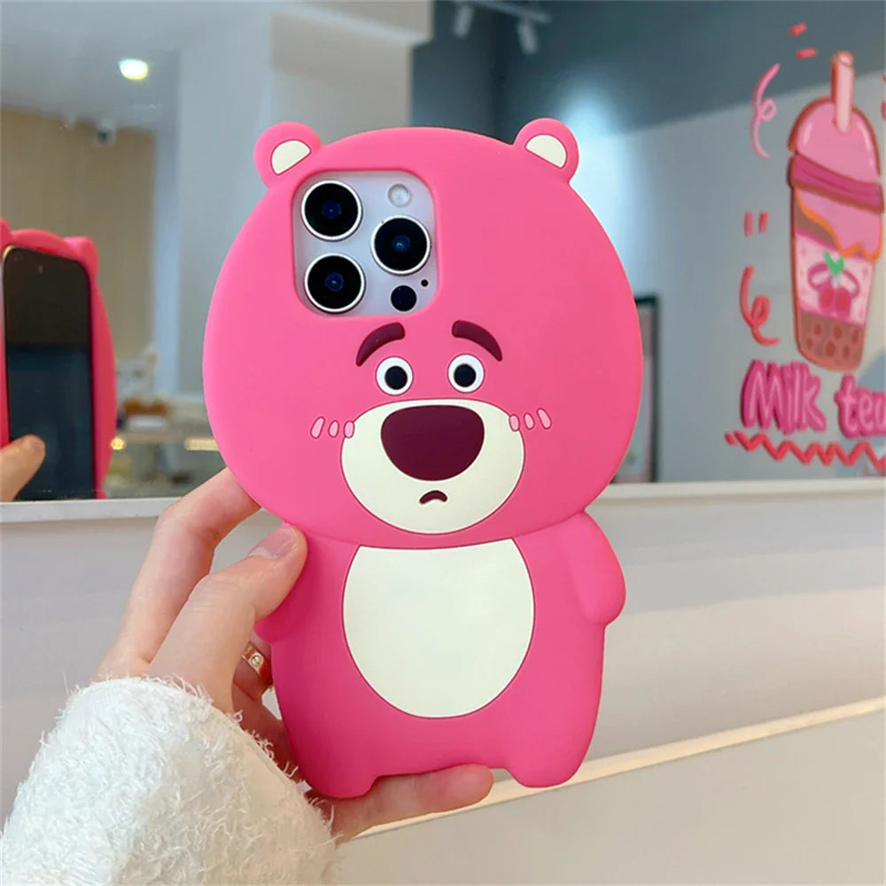 Cute Bear Candy Color Phone Case