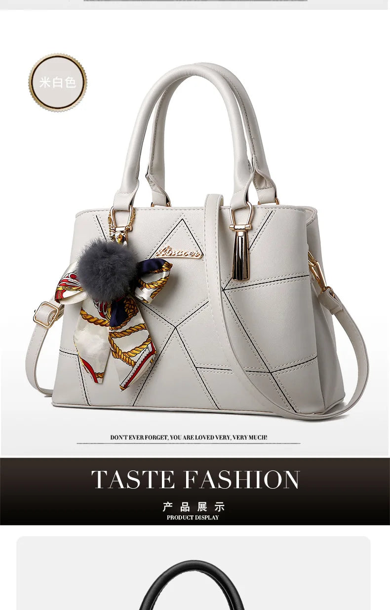 Quality Leather Women's Handbags | Trend Women's Designer Shoulder Crossbody Bag & Beach Tote Bag (Luxury Messenger Bags)