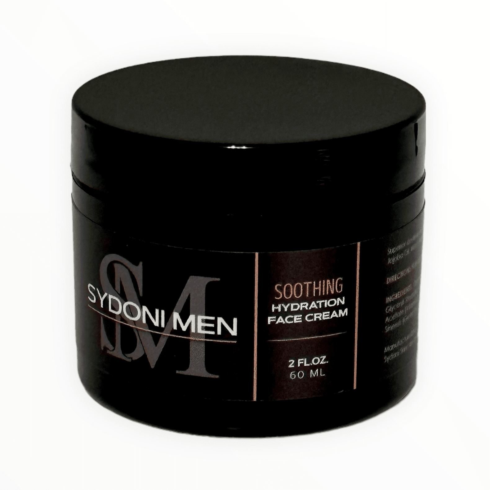 SOOTHING HYDRATION FACE CREAM FOR MEN with SANDALWOOD and LAVENDER ESSENTIAL OILS 60ml 2 fl. oz.