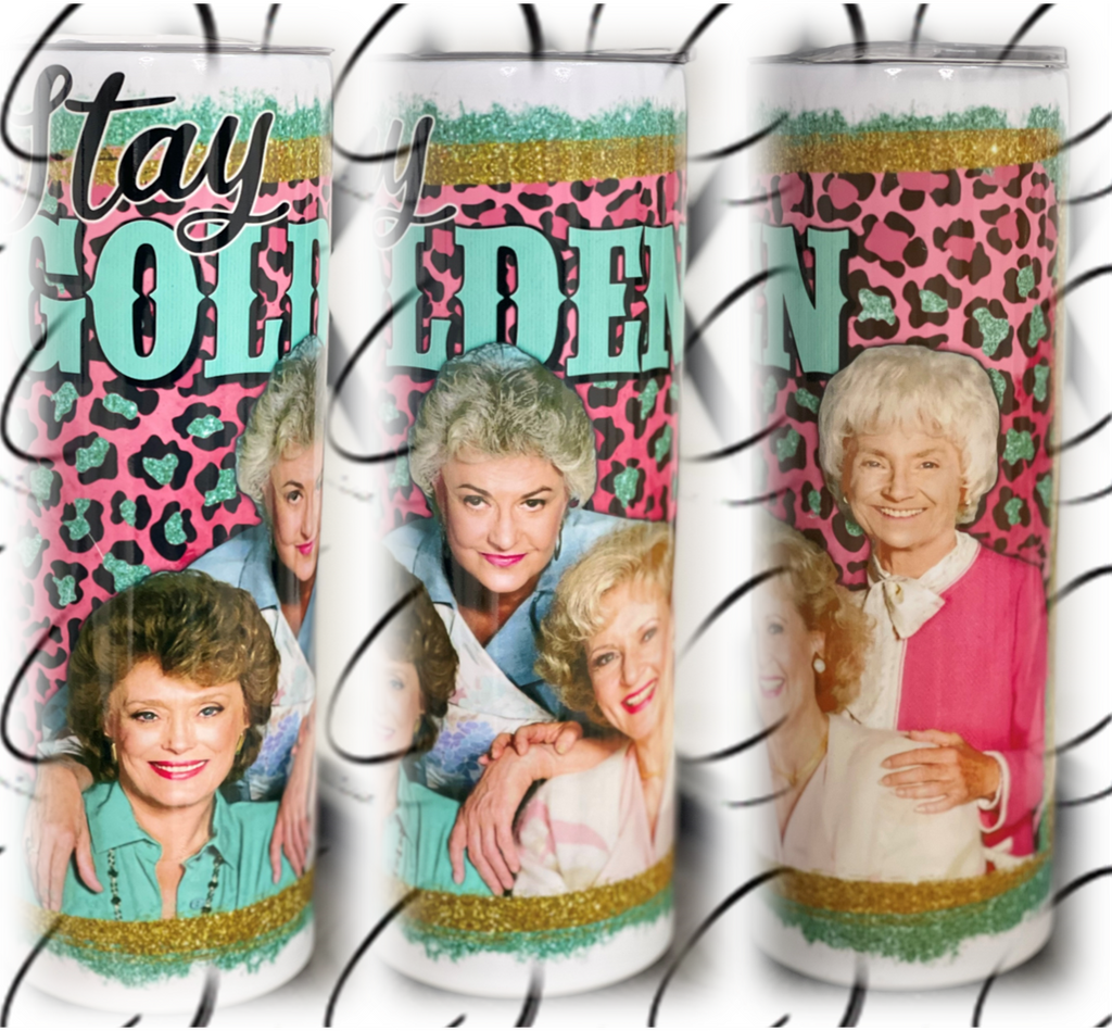 Stay Golden 20oz Skinny Tumbler