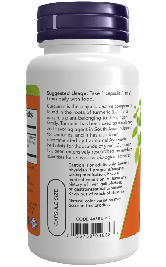 Turmeric Curcumin Veg Capsules