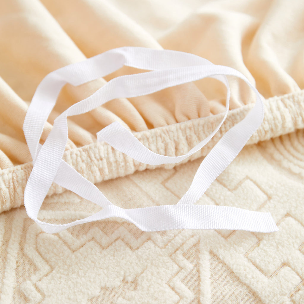 Embossed Geometric Elastic Sofa Cover Boho Stylish Decorative Furniture Covers