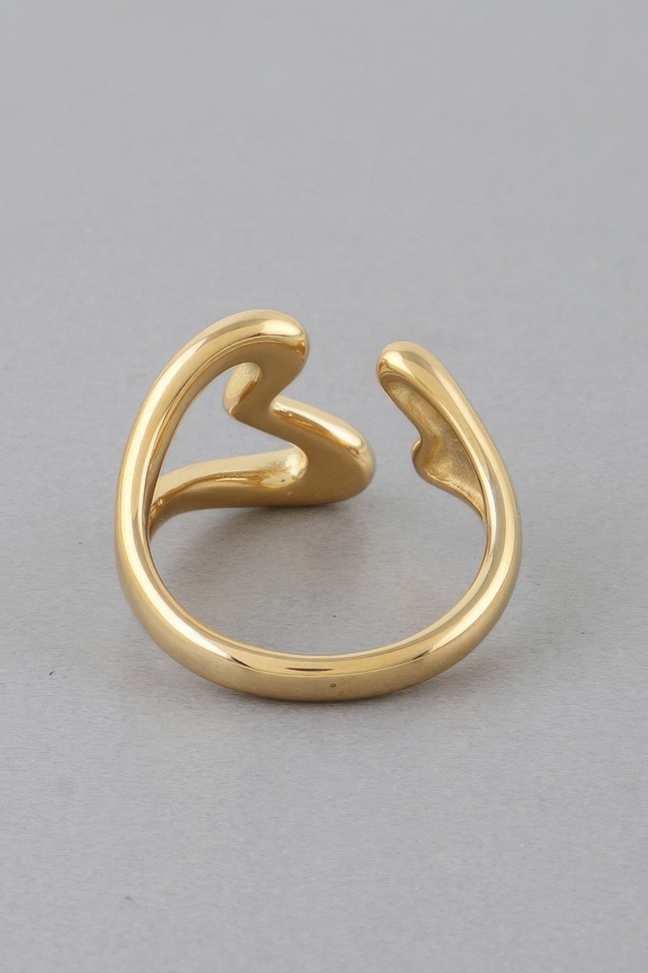 Be Mine Twin Heart Wrap Ring