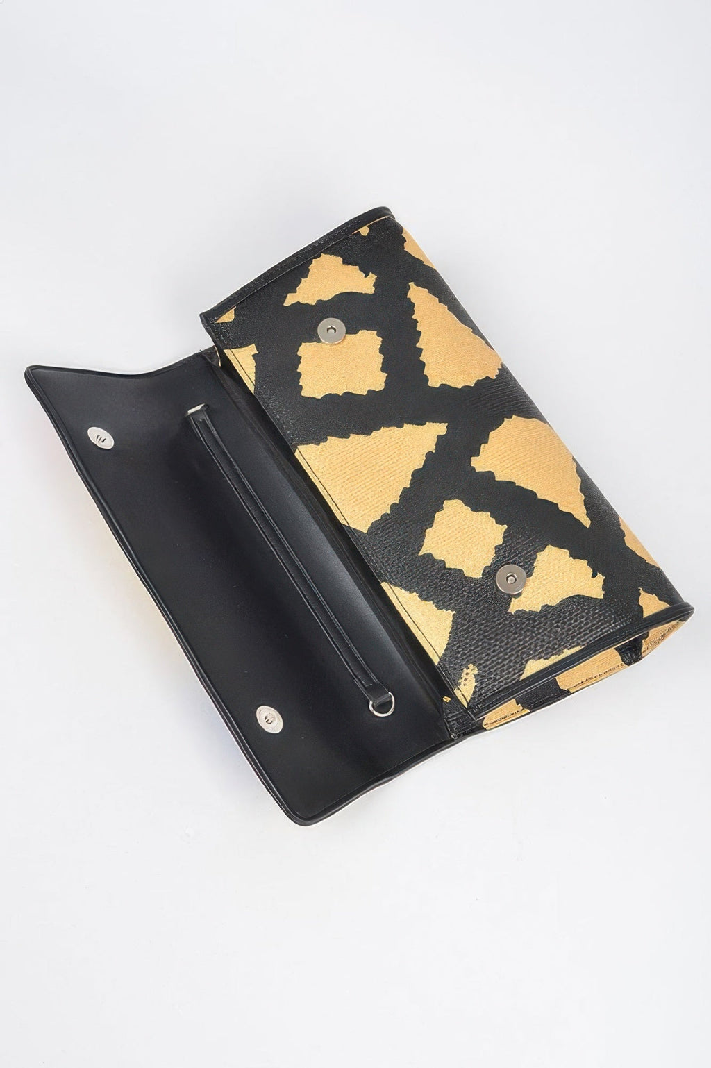 Animal Print Clutch With Color Palette