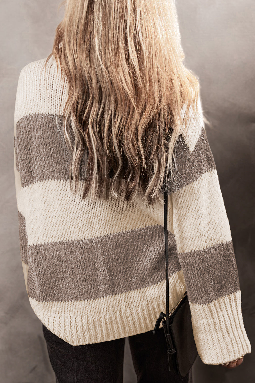 Livia Colorblock Loose Pullover Sweater