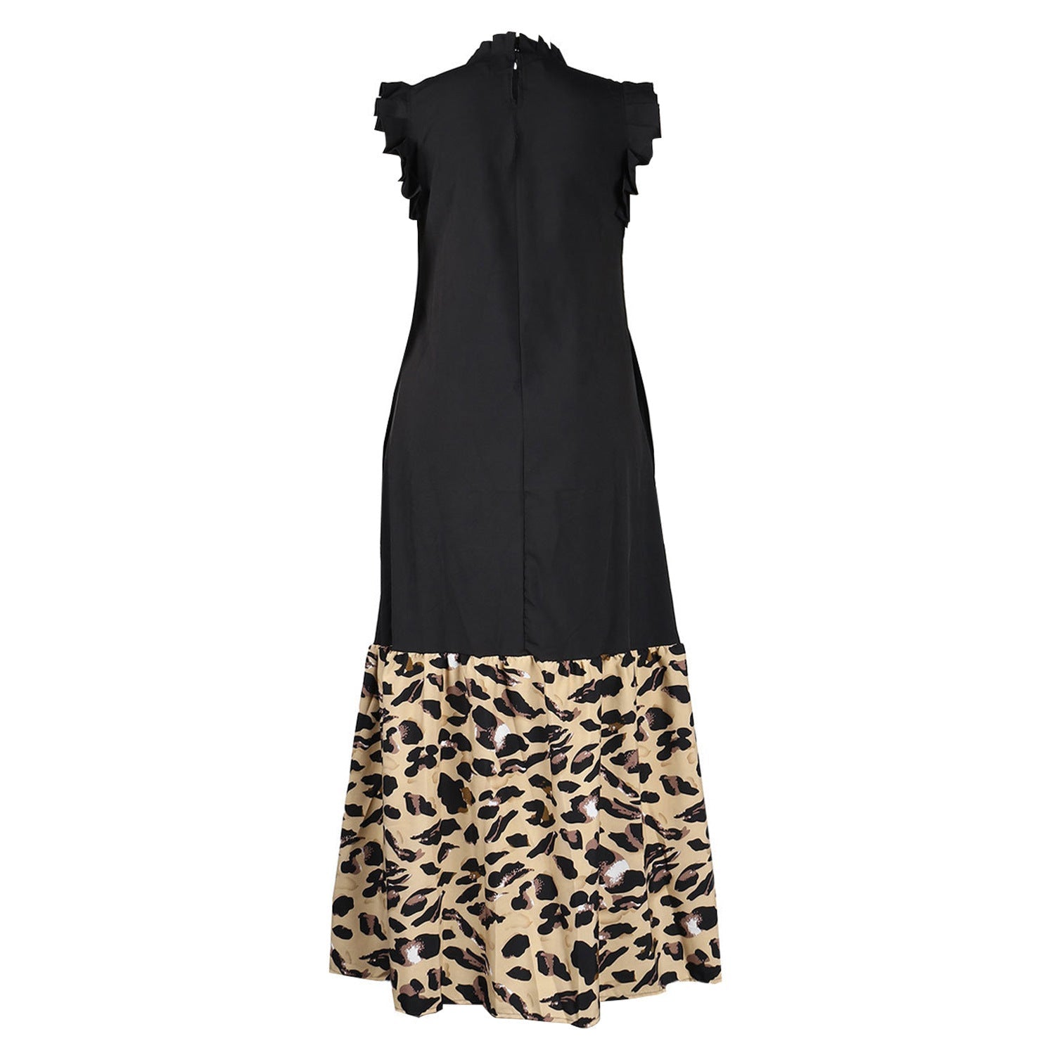 American Large Print Maxi Dress