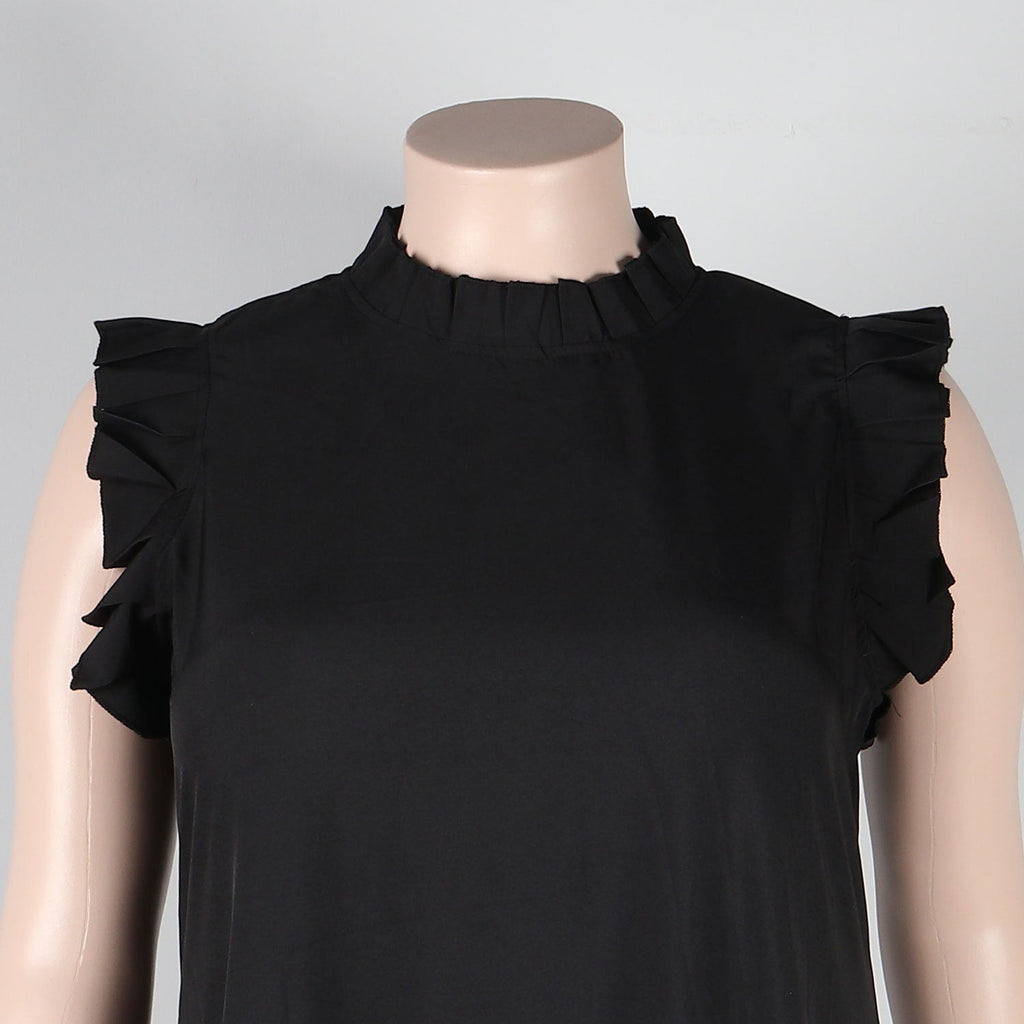 American Large Print Maxi Dress