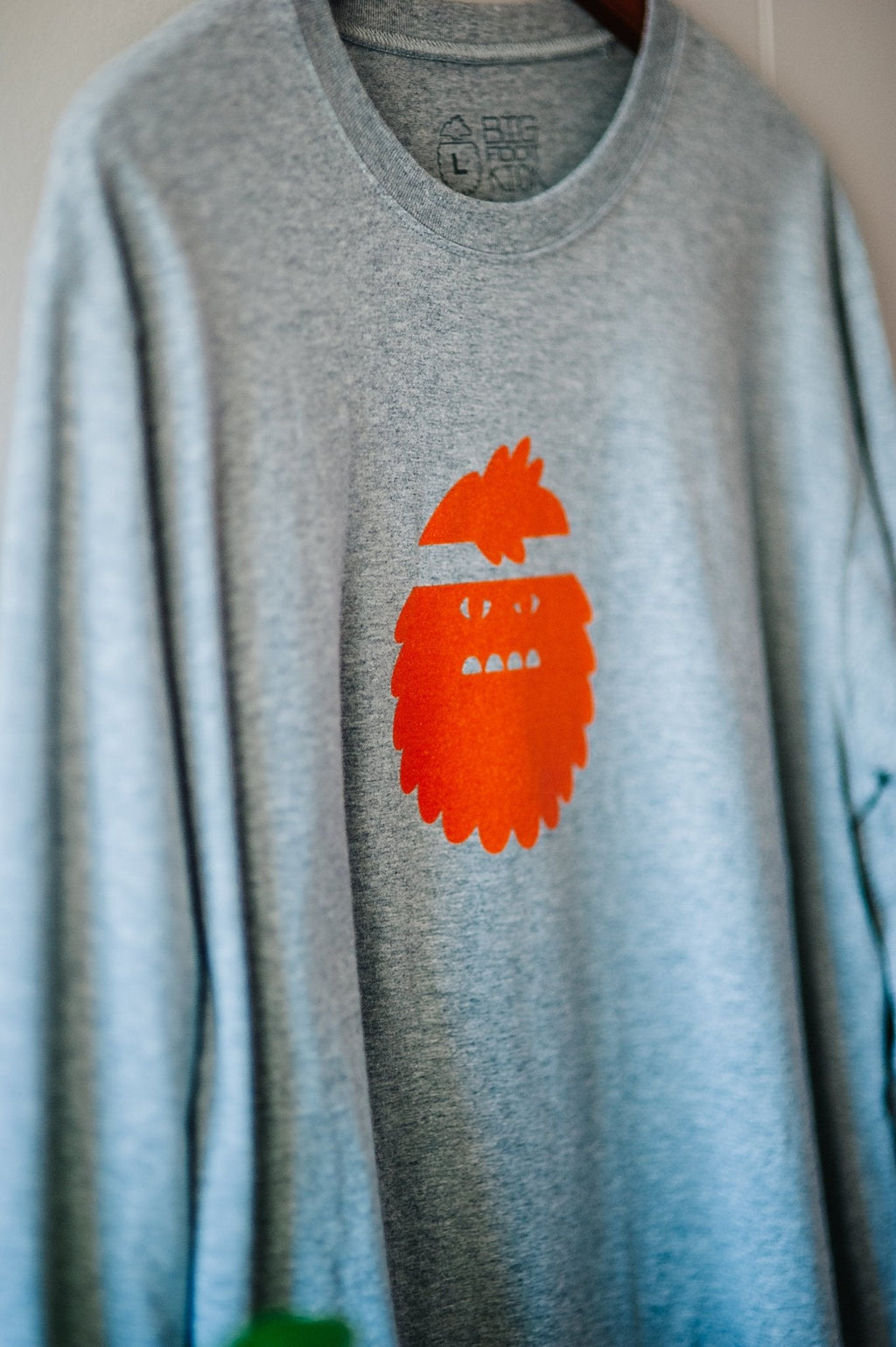 Bigfoot Long Sleeve Shirt in Gray