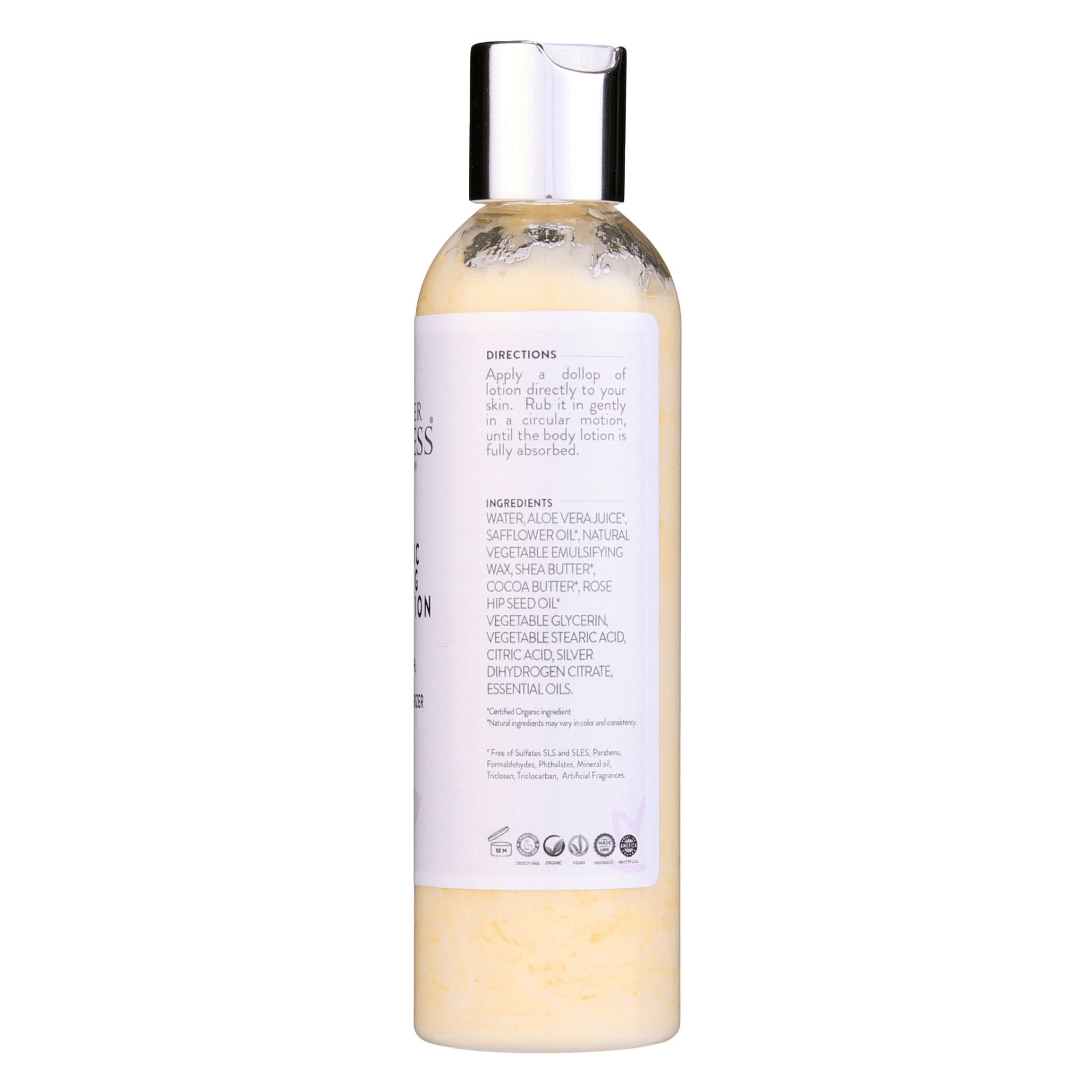 Glimmer Goddess Organic Firming Body Lotion - Hydrate and Revitalize Naturally