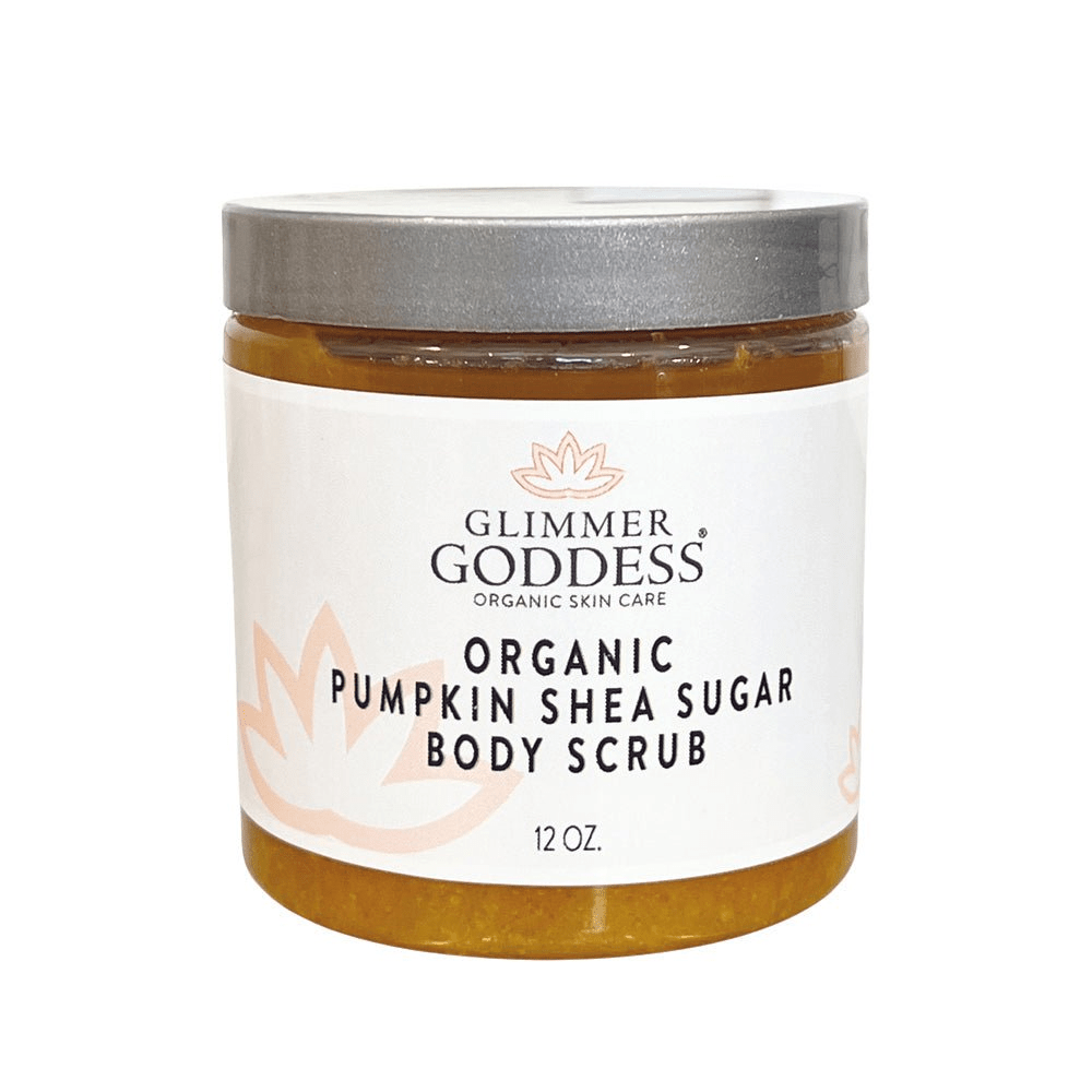 Organic Pumpkin Body Scrub with Shea & Brown Sugar by Glimmer Goddess