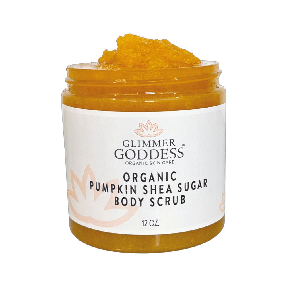 Organic Pumpkin Body Scrub with Shea & Brown Sugar by Glimmer Goddess