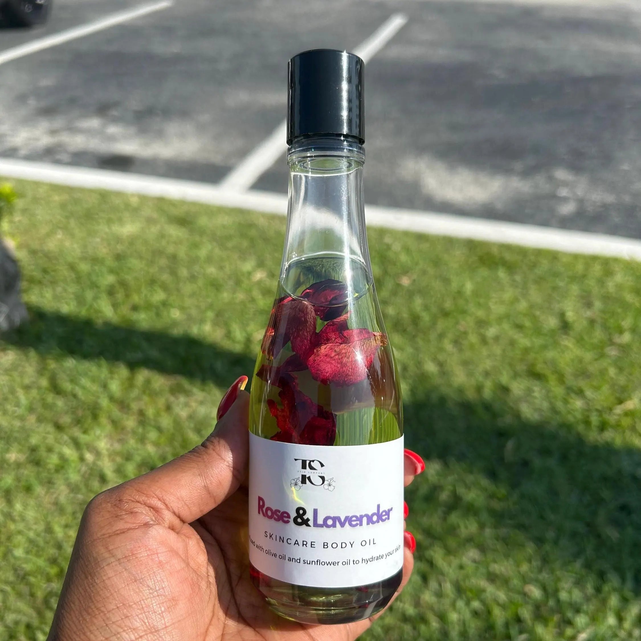 Rose & Lavender Body Oil 8oz